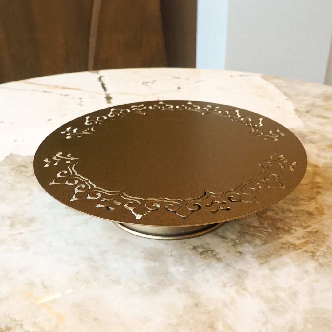 Metal Islamic Serving Tray Stand - WAMH193