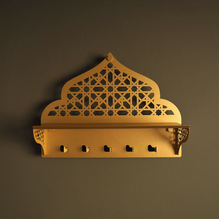 Nezam Metal Islamic Wall Shelf & Wall Hanger - WAMH178