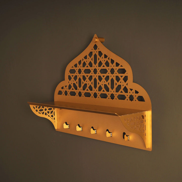 Nezam Metal Islamic Wall Shelf & Wall Hanger - WAMH178