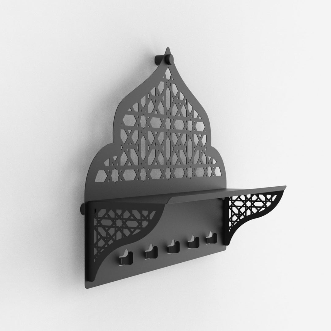 Nezam Metal Islamic Wall Shelf & Wall Hanger - WAMH178